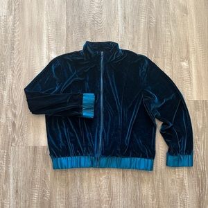 Velour Track Jacket
